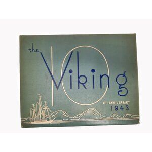 Amundsen High School Chicago IL 1943 Viking Yearbook 10th vol. bonus report card